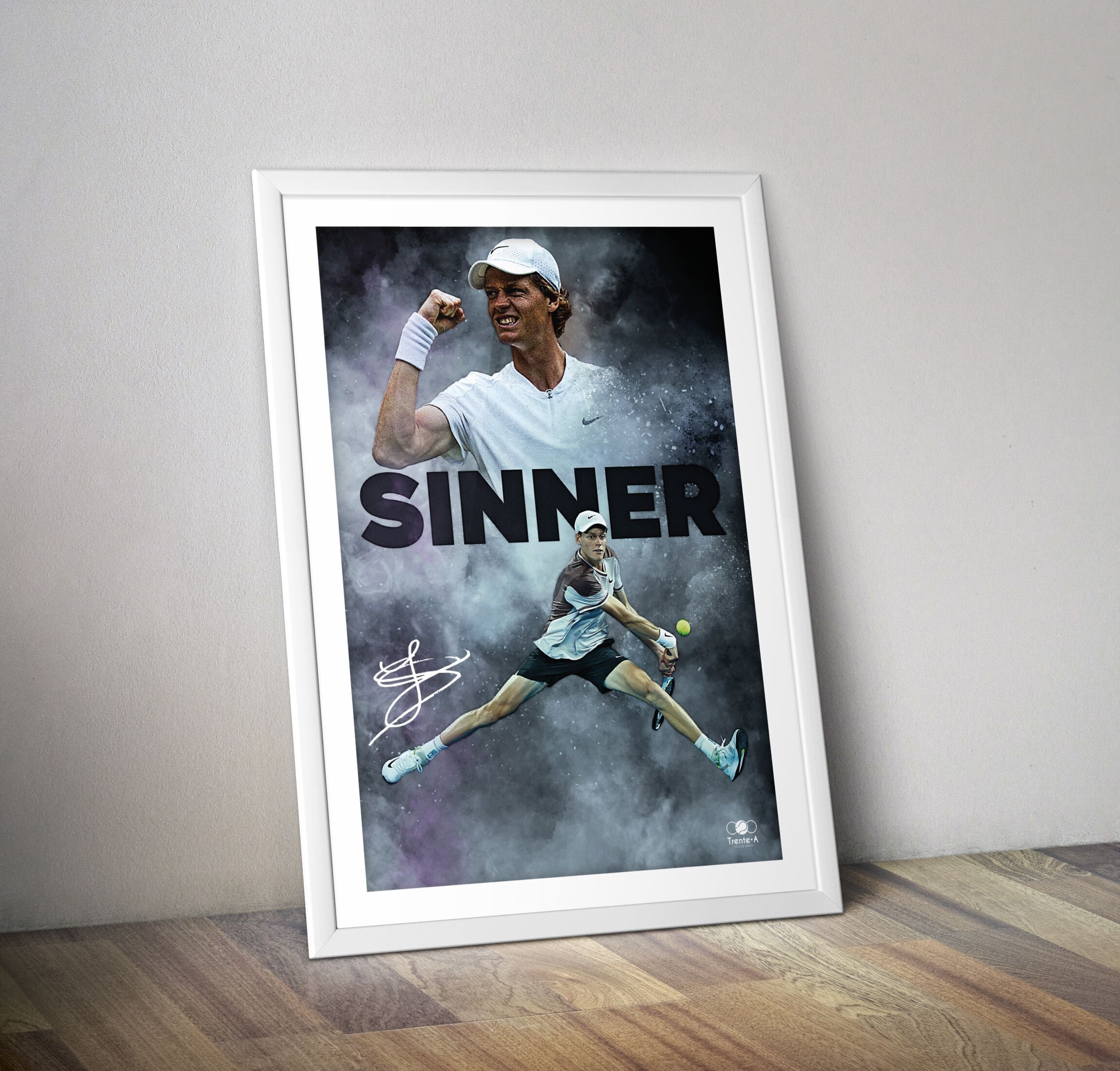 Jannik Sinner I Poster Tennisspieler-Poster