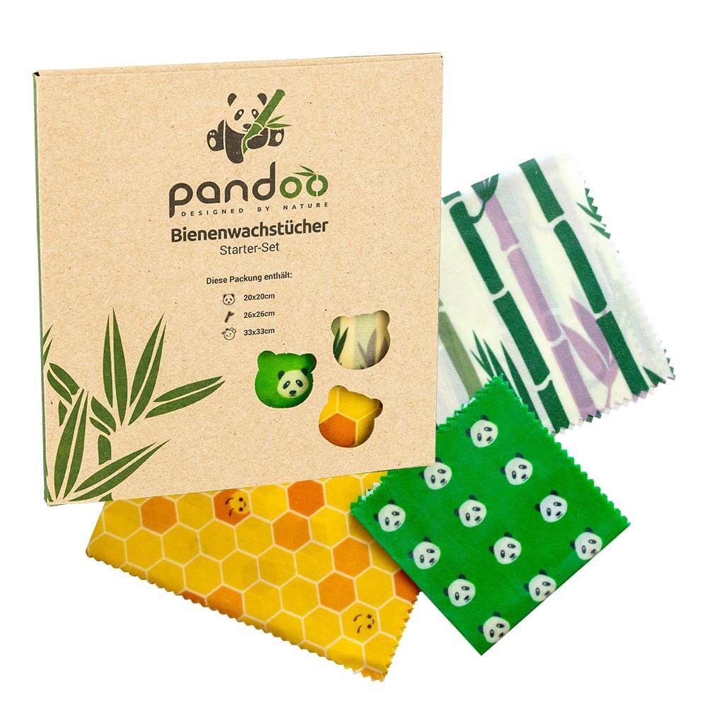 Bienenwachstücher Starter-Set | wiederverwendbar | 3 Größen