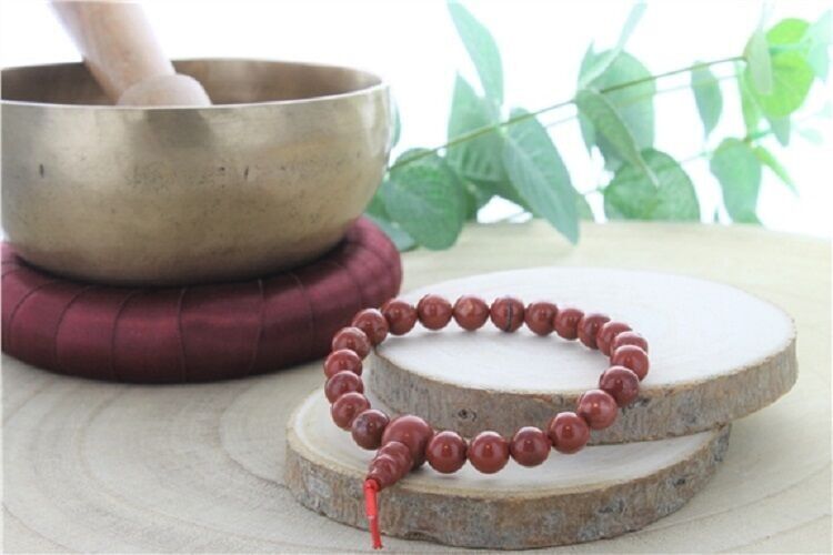 Bracciale Mala in diaspro rosso