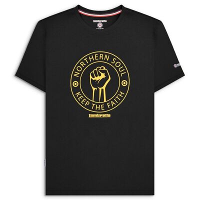 Maglietta Northern Soul nera AW25
