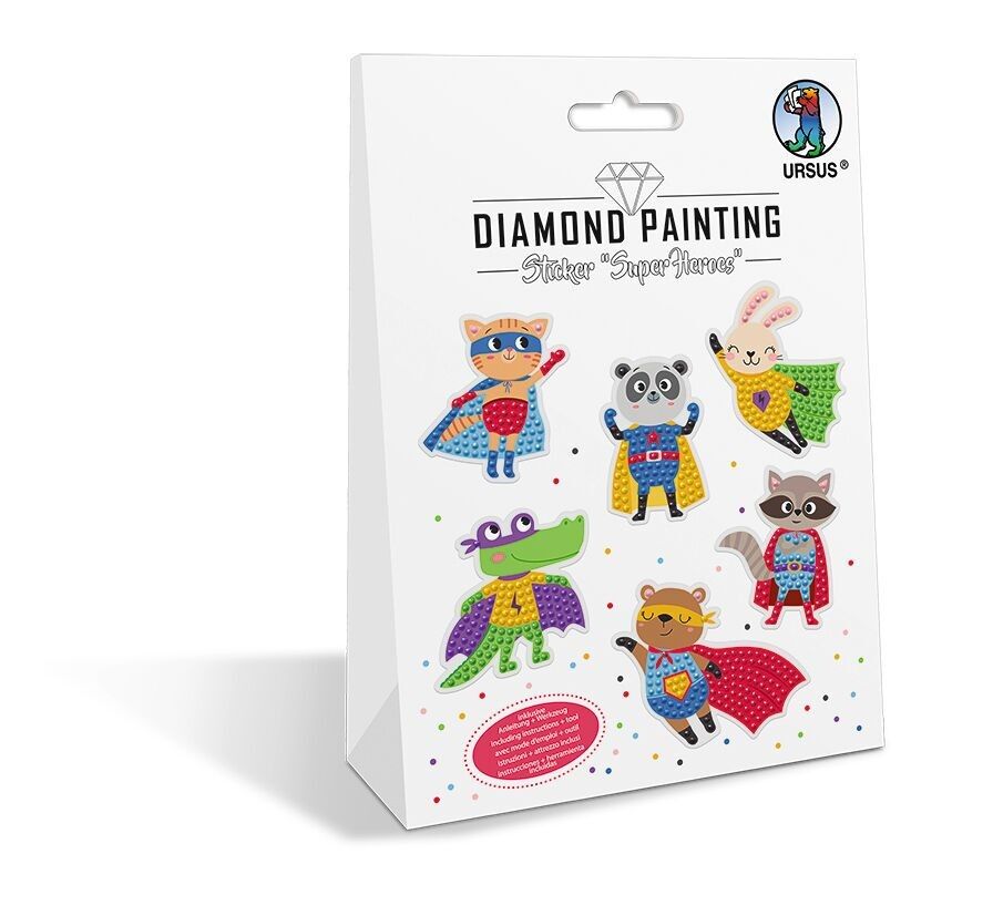 Diamond Painting Sticker "Super heroes"