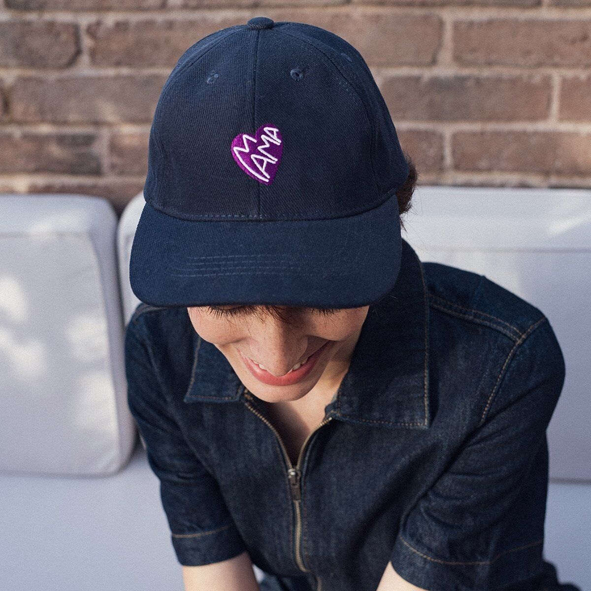 Cappello a forma di cuore di mamma