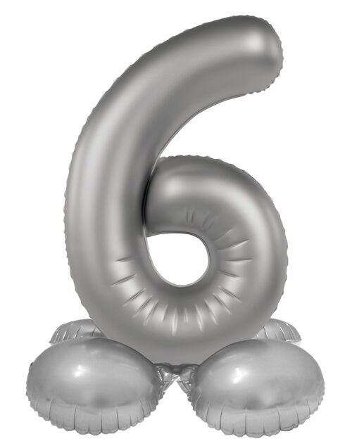 Standing Foil balloon Number 5 - Starlight Gold - Satin Gloss - 72 cm