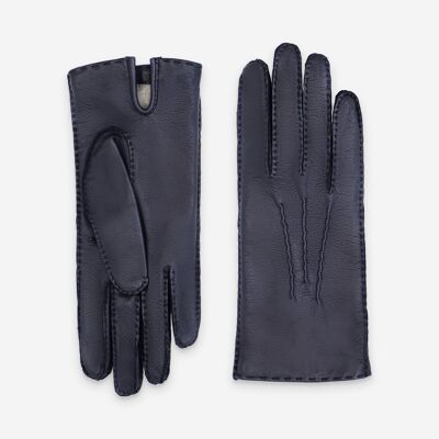 Gants cuir agneau-100% soie-21093SN