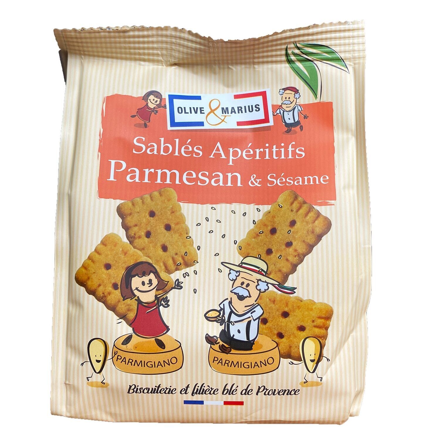 Sablés au Parmesan et sésame