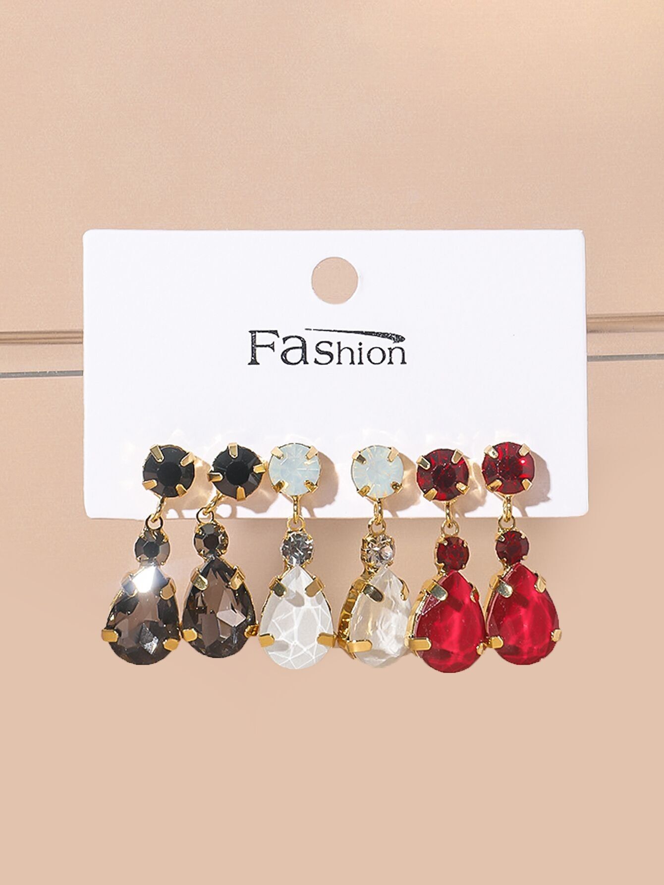 Set di 3 paia di Strass Bo Dormeuse 25AHBOL039