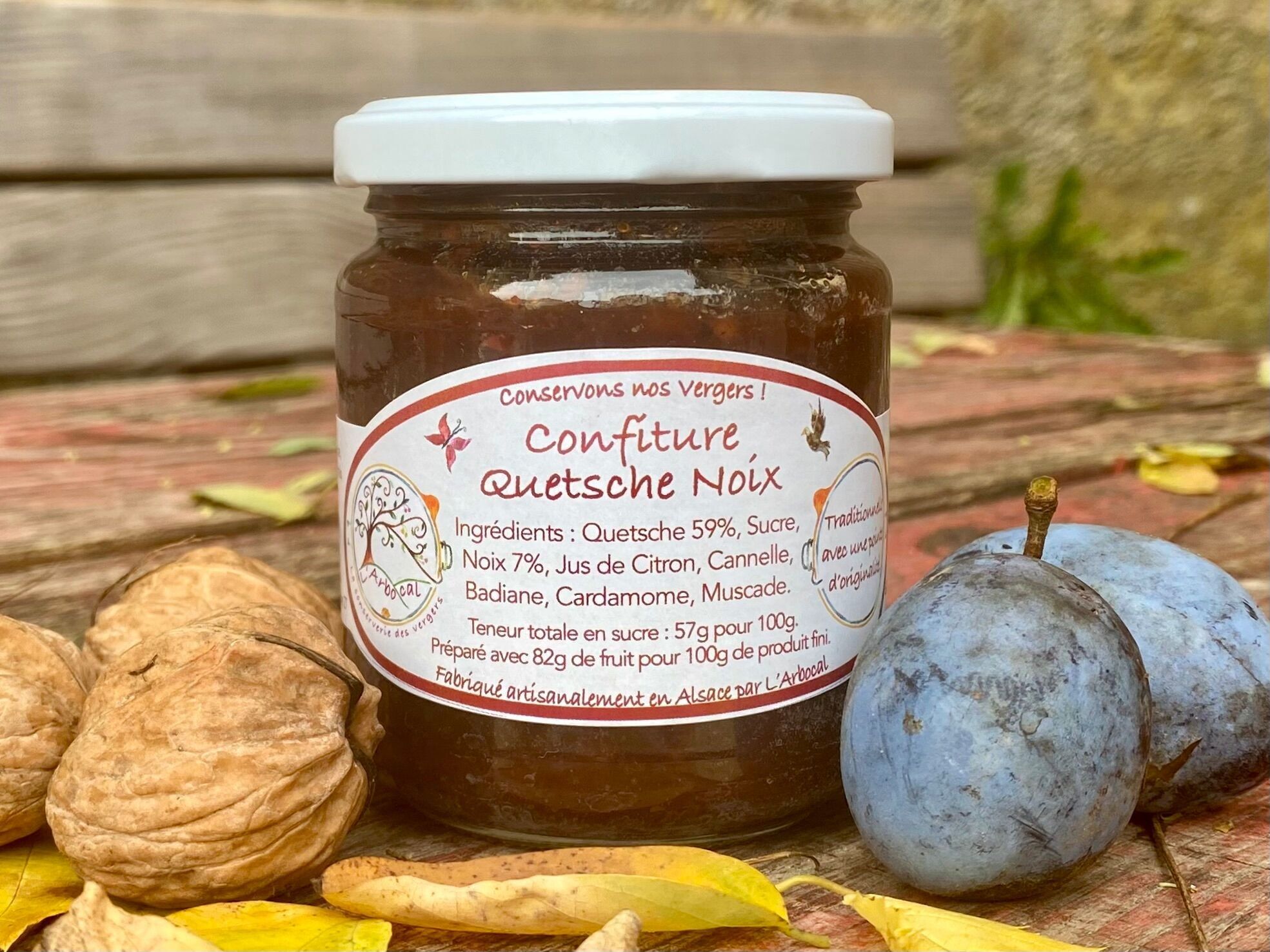 Marmelade Quetsche Walnüsse