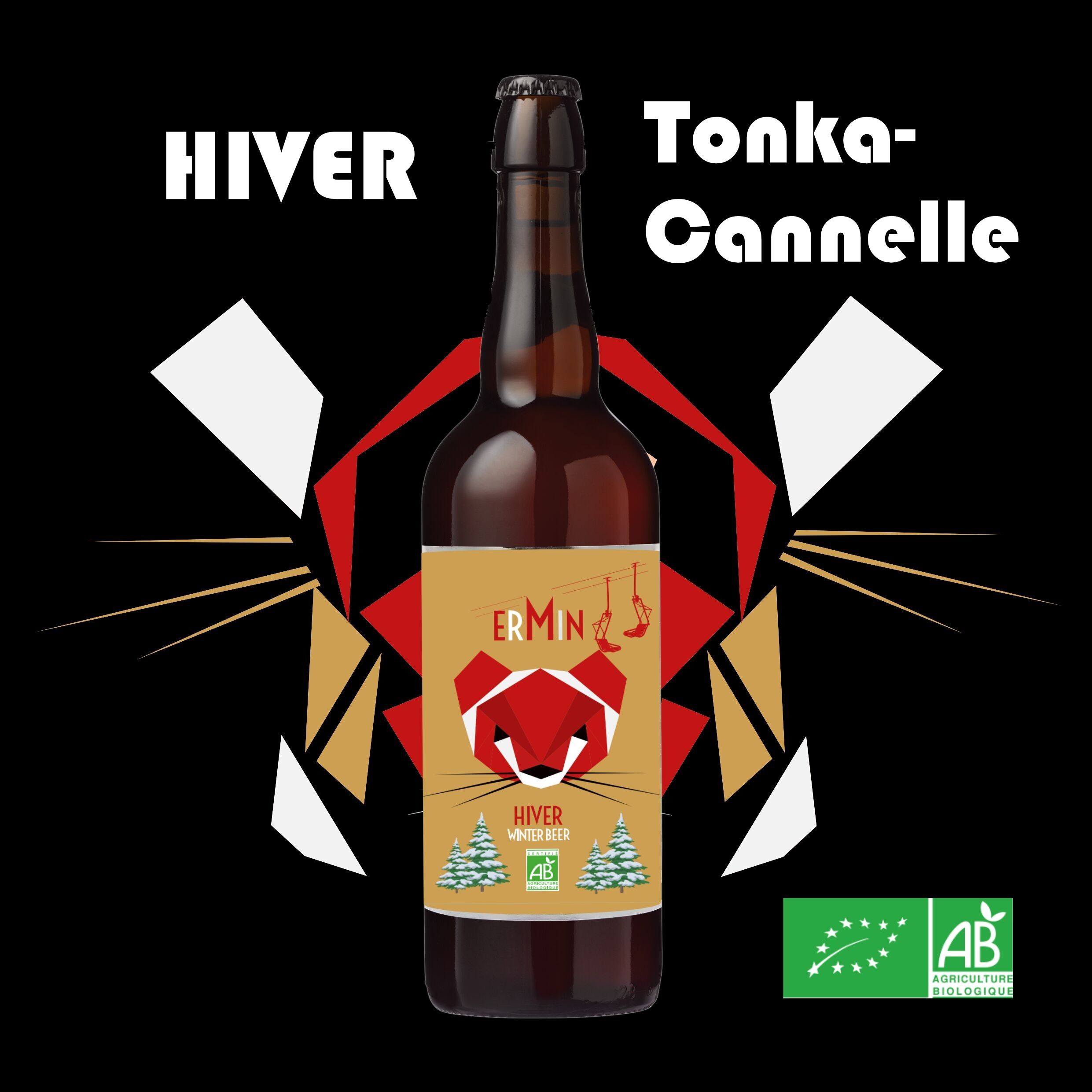 Birra NATALIZIA INVERNALE “ERMIN” Biologica 75cl