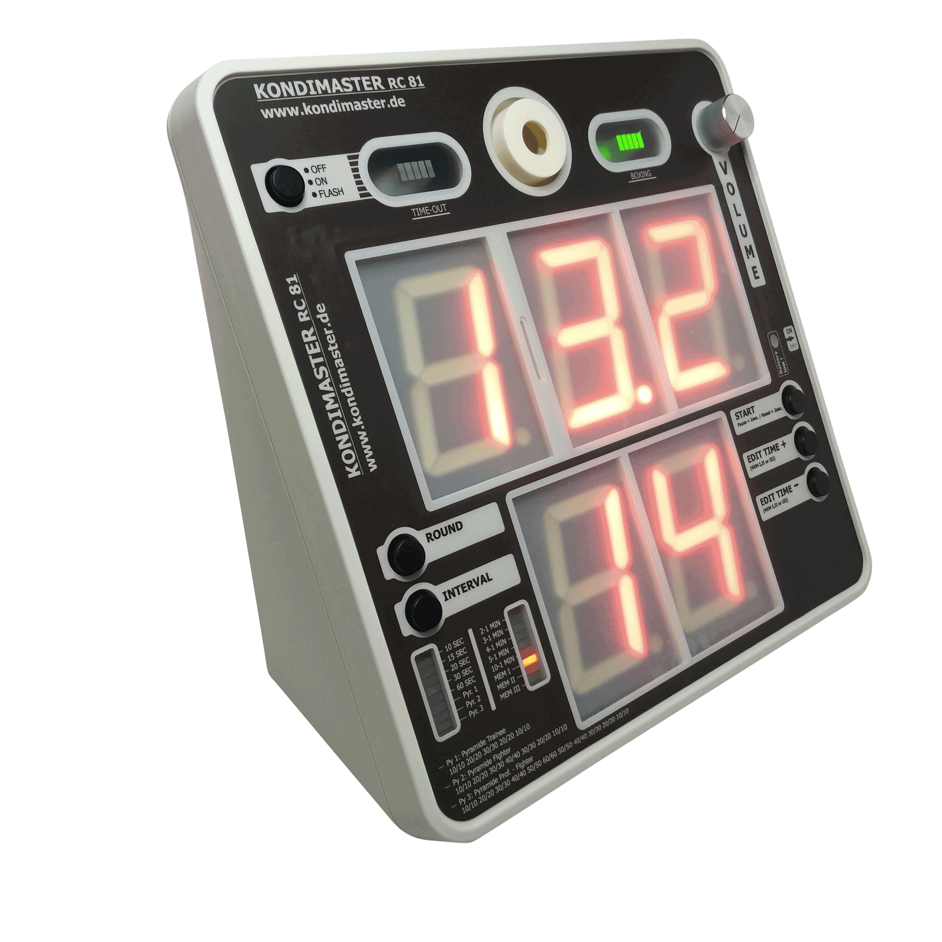 RUNDENZÄHLER & TIMER, KondiMaster RC81