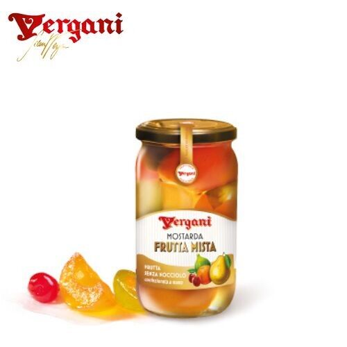 MIXED FRUIT CHUTNEY MUSTARD JAR 400Gr.