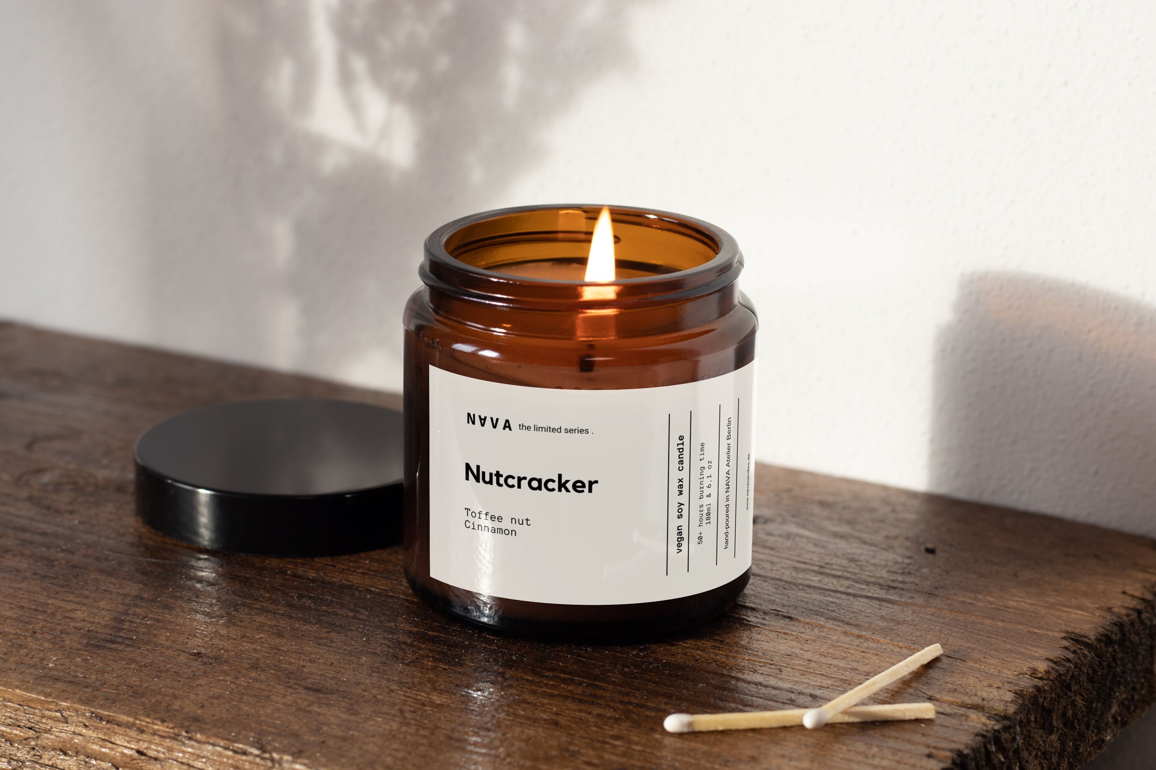 Organic Soy Candle Nutcracker (Toffee nut & cinnamon)
