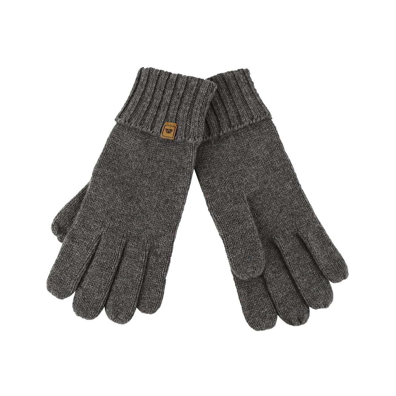 Gloves for men made from a wool-cashmere mix