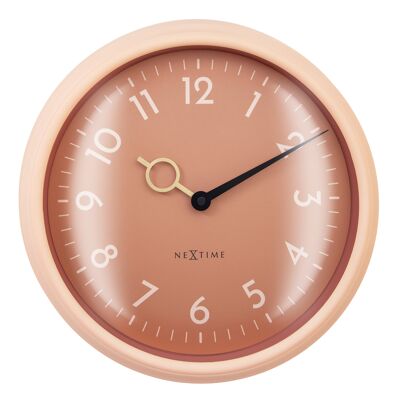 Horloge murale 30.Mur « Golden Hour » NeXtime en ABS silencieux de 5 cm
