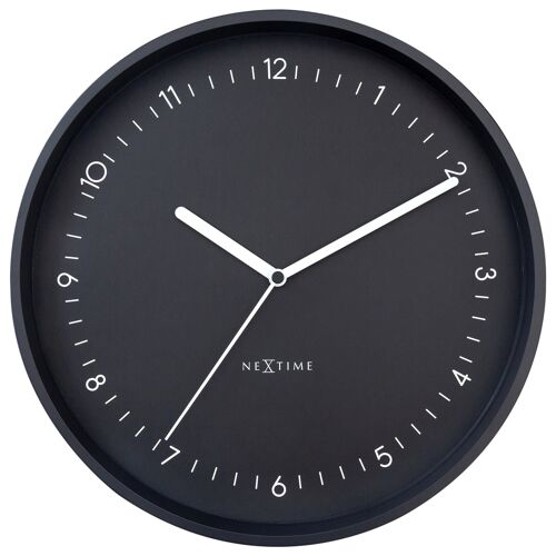 Wall clock 30cm - Silent - Aluminium - "Berlin"