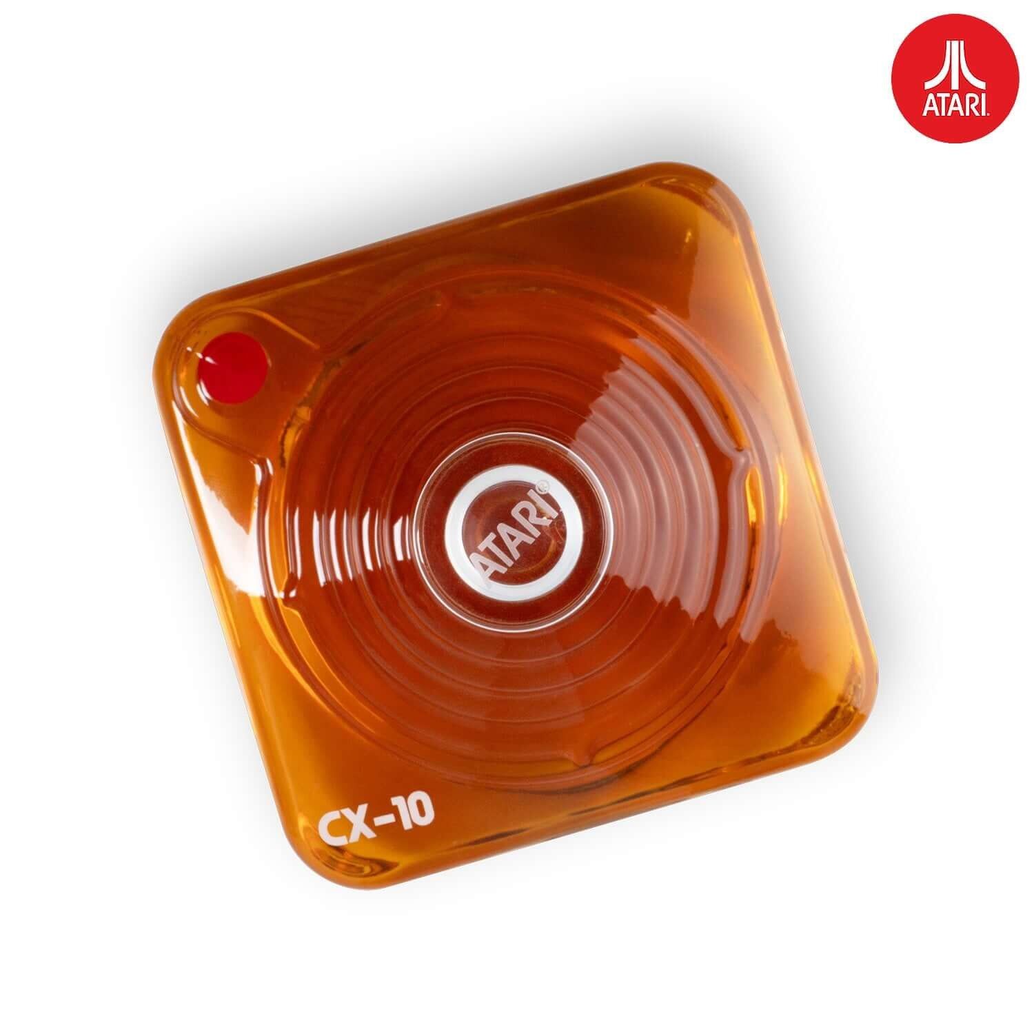 Official Atari CX-10 Controller Decanter Set with Action Button Whisky Glasses & CX78+ Games Controller Tray