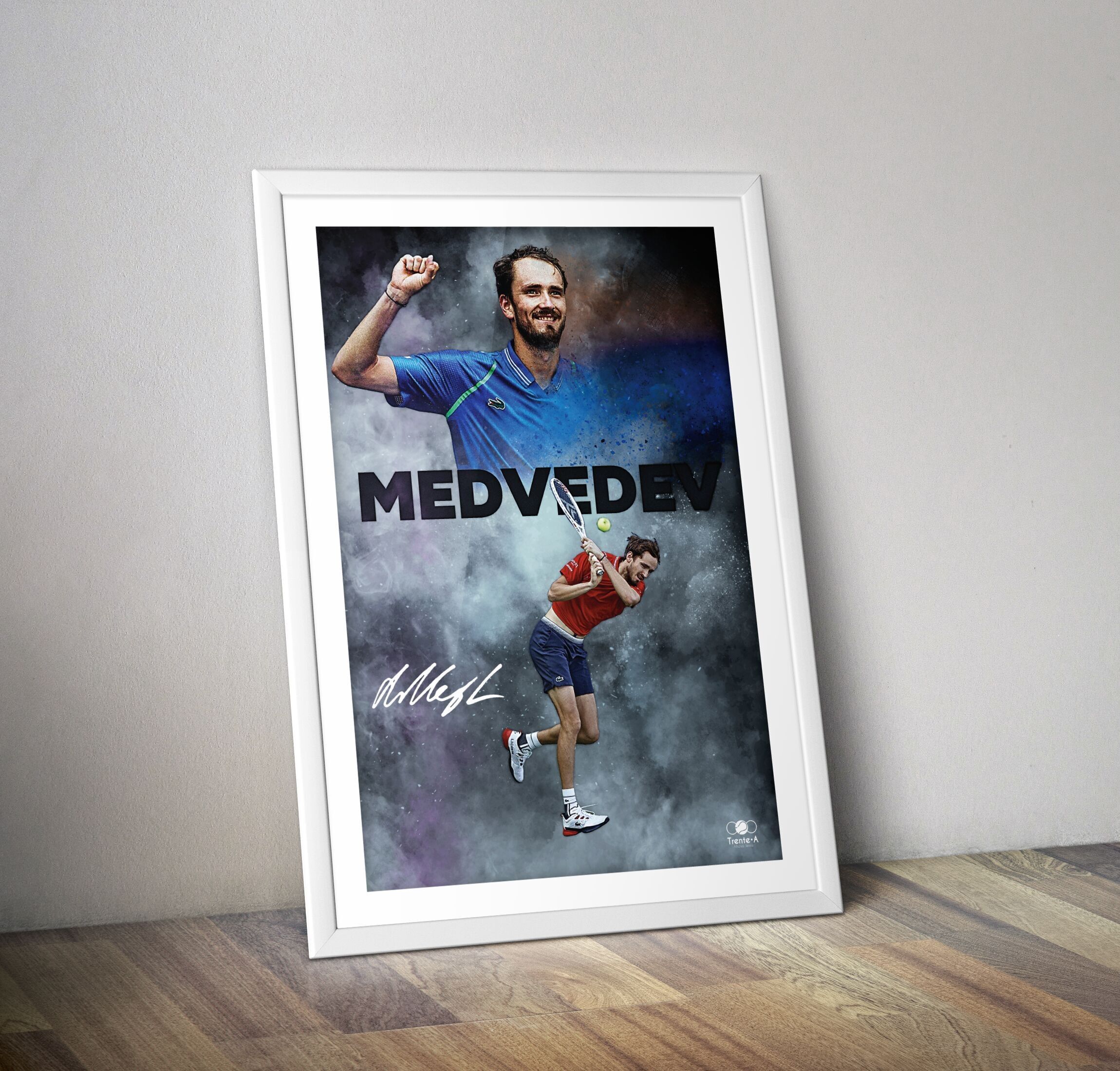 Poster di Daniil Medvedev I Poster di tennis I Poster di giocatori di tennis