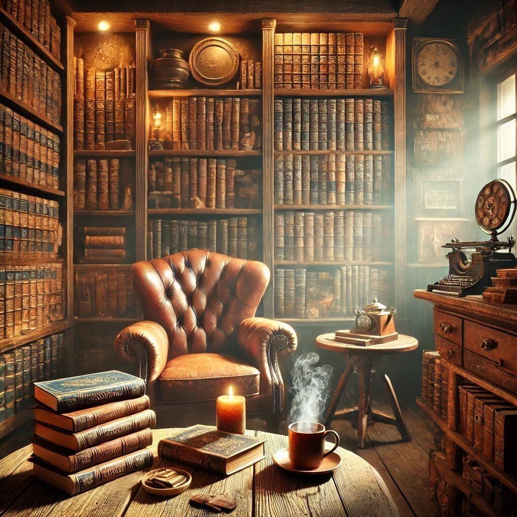 Candela profumata Vintage Bookshop