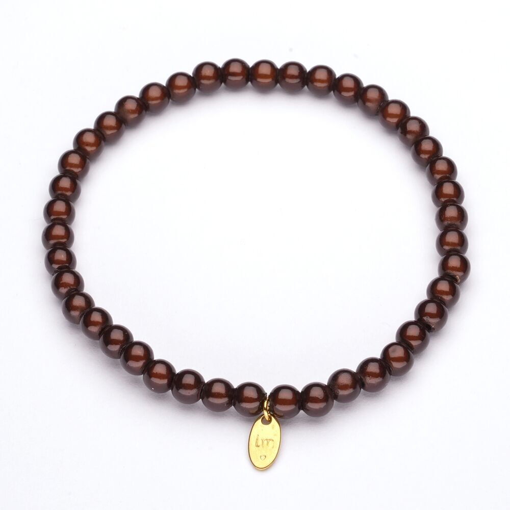 LizzyMae Armband Braun 5mm