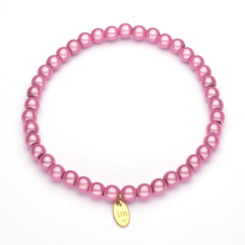 Bracciale LizzyMae Rosa 5mm
