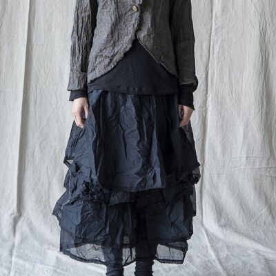 Giacca Eglantine Lino Nero