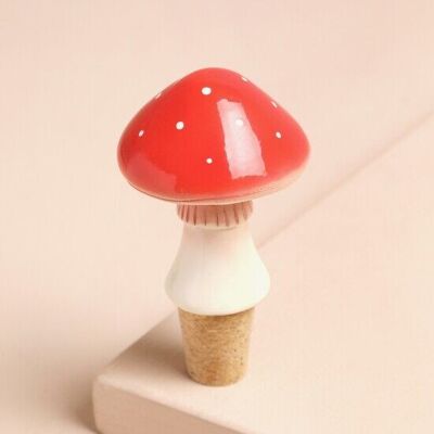 Bouchon de bouteille en liège en forme de champignon