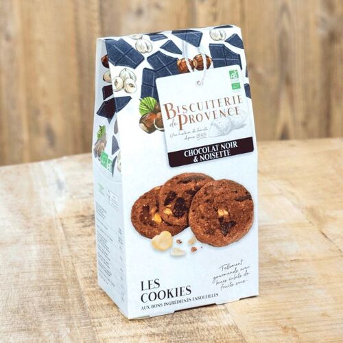 Cookies Bio chocolat noir et noisette