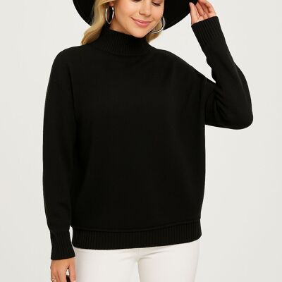 PULL EN TRICOT PIXEL DOUX AVEC DES COUTURES TRESSÉES