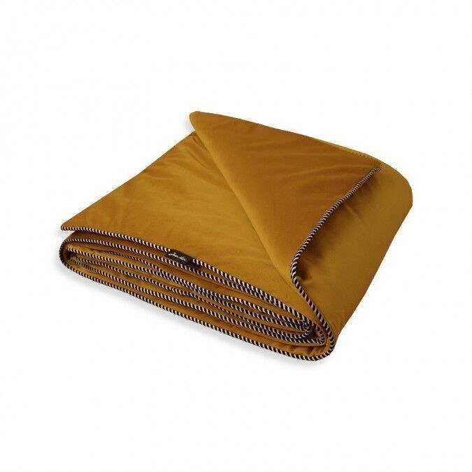 Trapunta o trapunta in velluto di ottone giallo - Gozoa Laiton