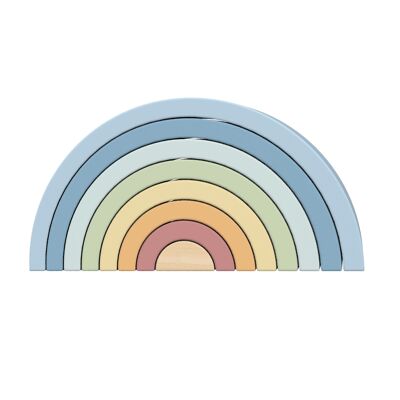 Apilador arcoiris azul