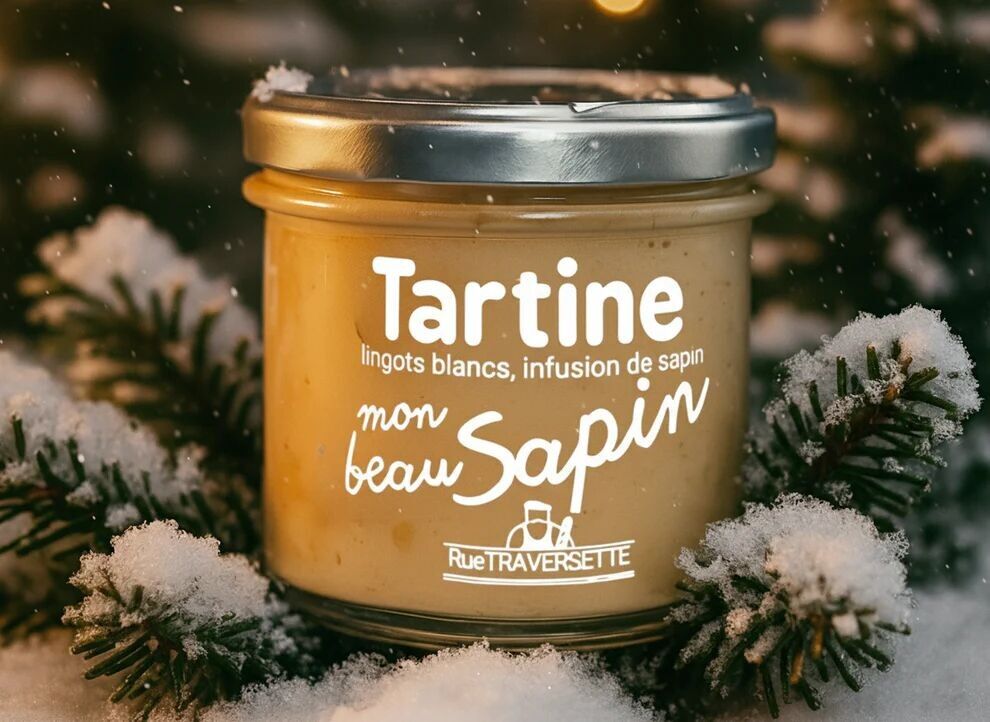 Sauce/Tartinable apéro/apéritif végétarien│ Mon Beau sapin ▸ Haricot lingot blanc et infusion de Cônes de sapin