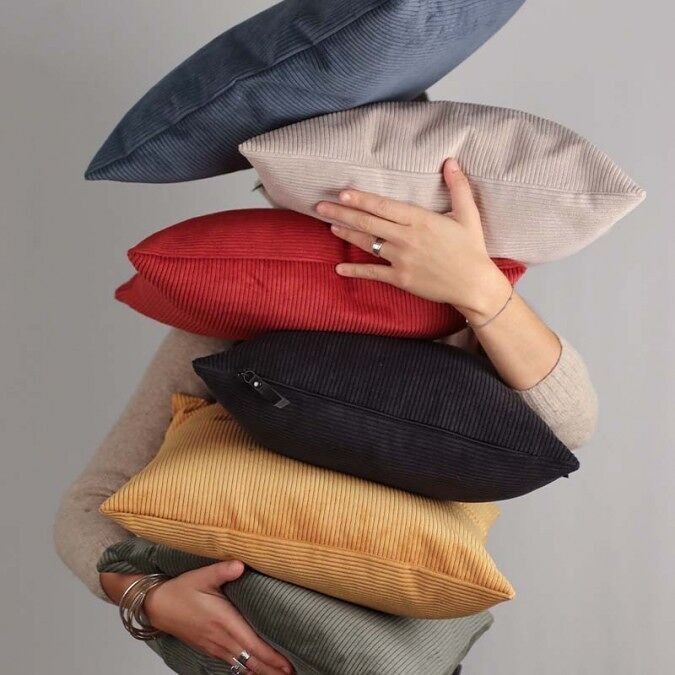 Funda de cojín de pana - Korda