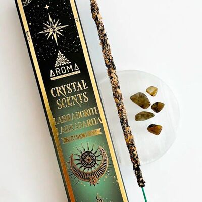 Labradorite 12pcs incense Crystal Aroma