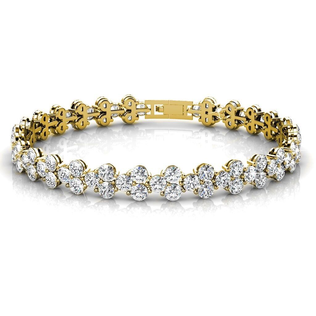 Bracciale Princess - Oro e cristalli