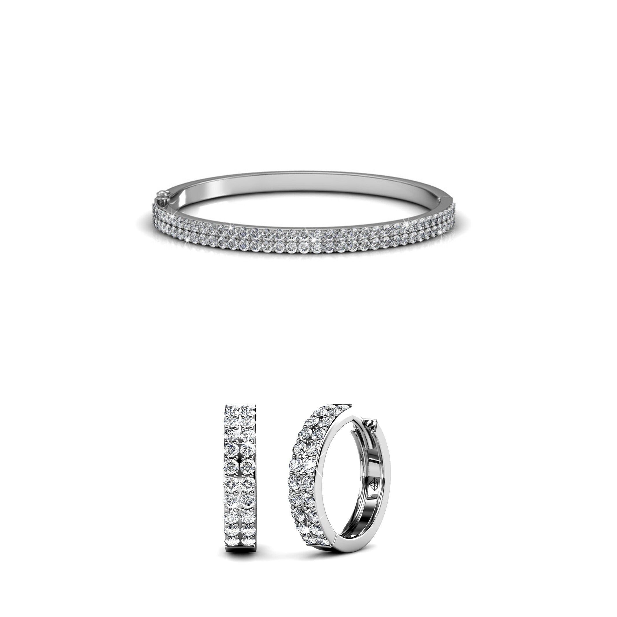 Set glamour - Argento e cristallo