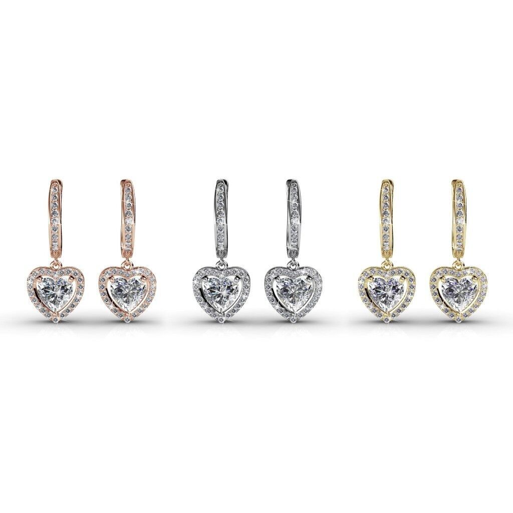 Orecchini Only Love - Oro, Oro rosa, Argento e cristallo