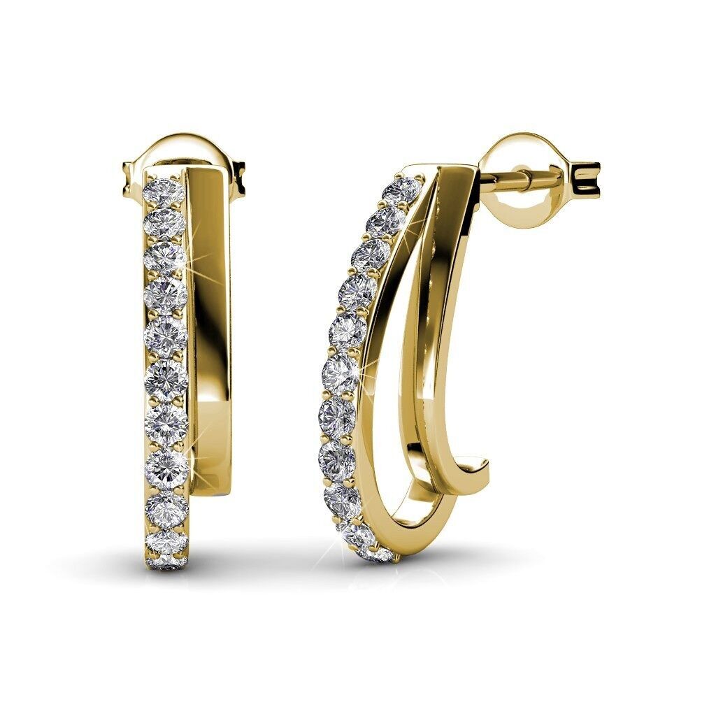 Orecchini Joyce - Oro e cristallo