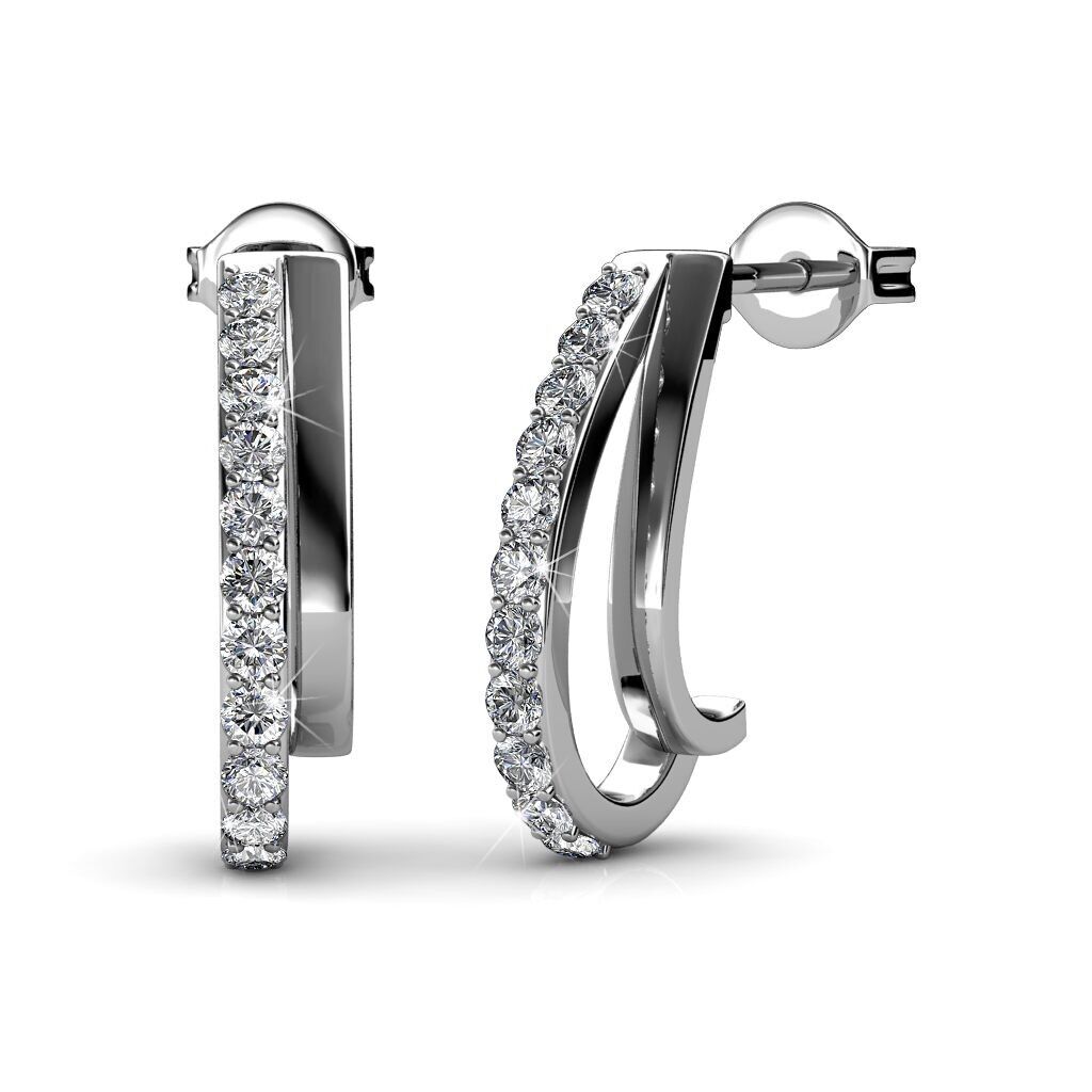 Orecchini Joyce - Argento e cristallo