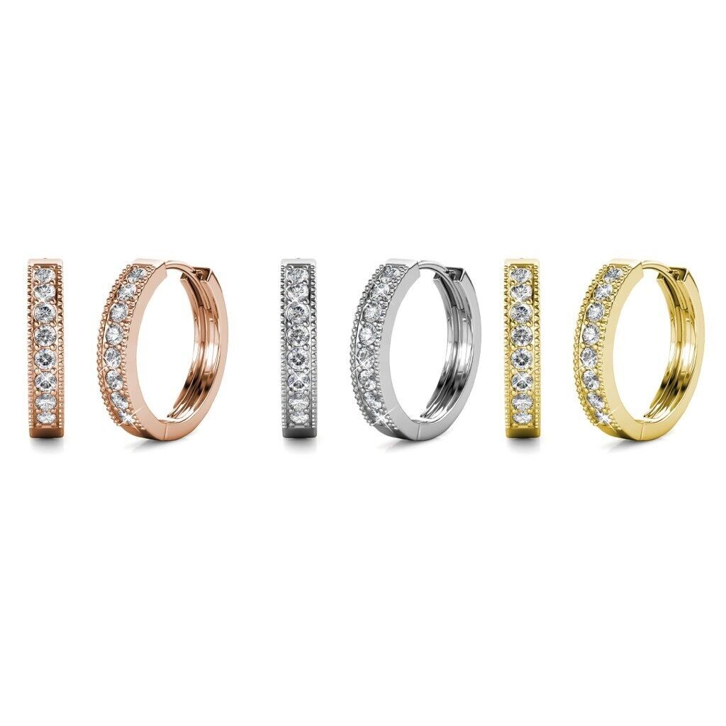 Orecchini Eclat - Oro, Oro rosa, Argento e Cristallo