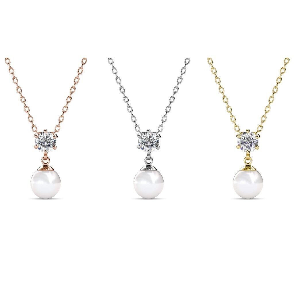 Collana Pauline - Oro, oro rosa, argento e cristallo