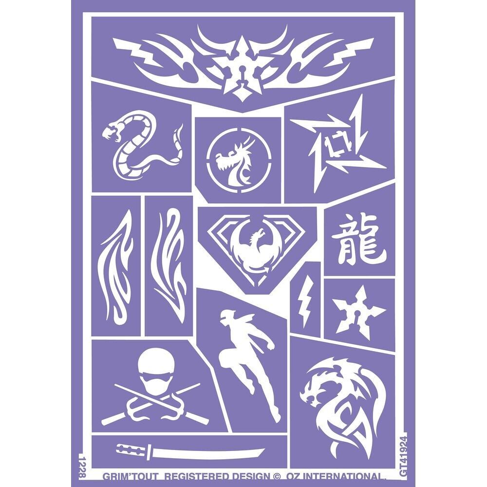 Plantilla de maquillaje Express - Ninja