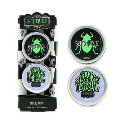 Duo di balsami per labbra Mad Beauty Beetlejuice