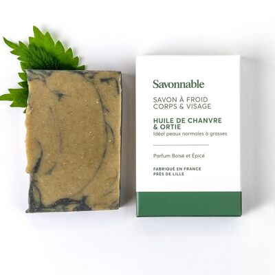 Sapone solido all'ortica > Ideale per pelli da normali a grasse