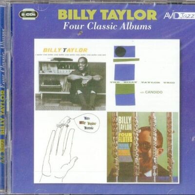 Billy Taylor CD - Quattro album classici (Cross Section / The Billy Taylor Trio con Candido / The Billy Taylor Touch / Con quattro flauti