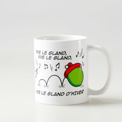 La tazza di Natale che fa ridere sotto la neve: VIVA LA GHIANDA INVERNALE