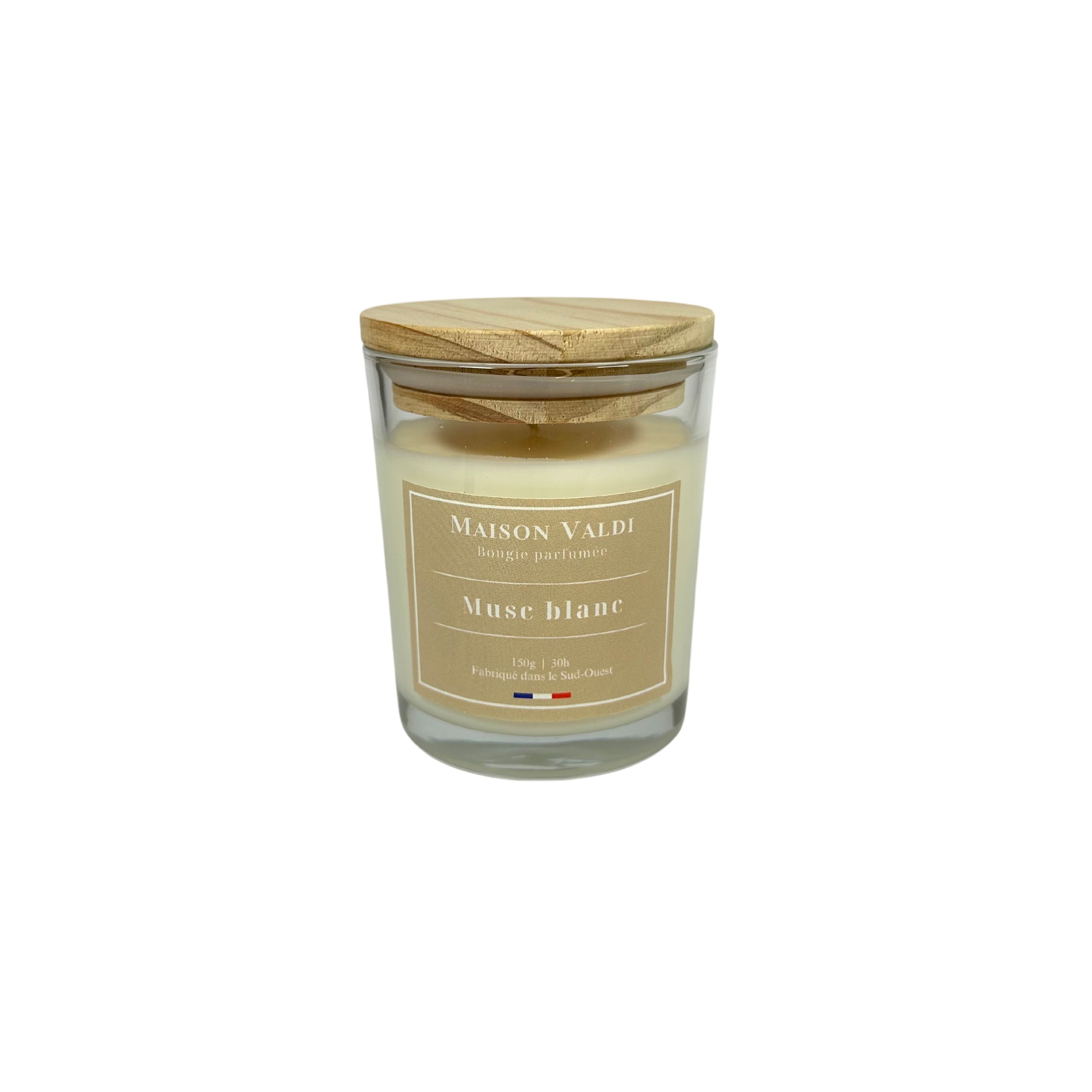 White Musk Scented Candle