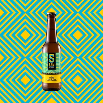 SAM Bionda | birra analcolica | 33cl | Bottiglia