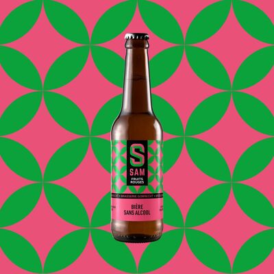 Frutos Rojos SAM | cerveza sin alcohol | 33cL | Botella