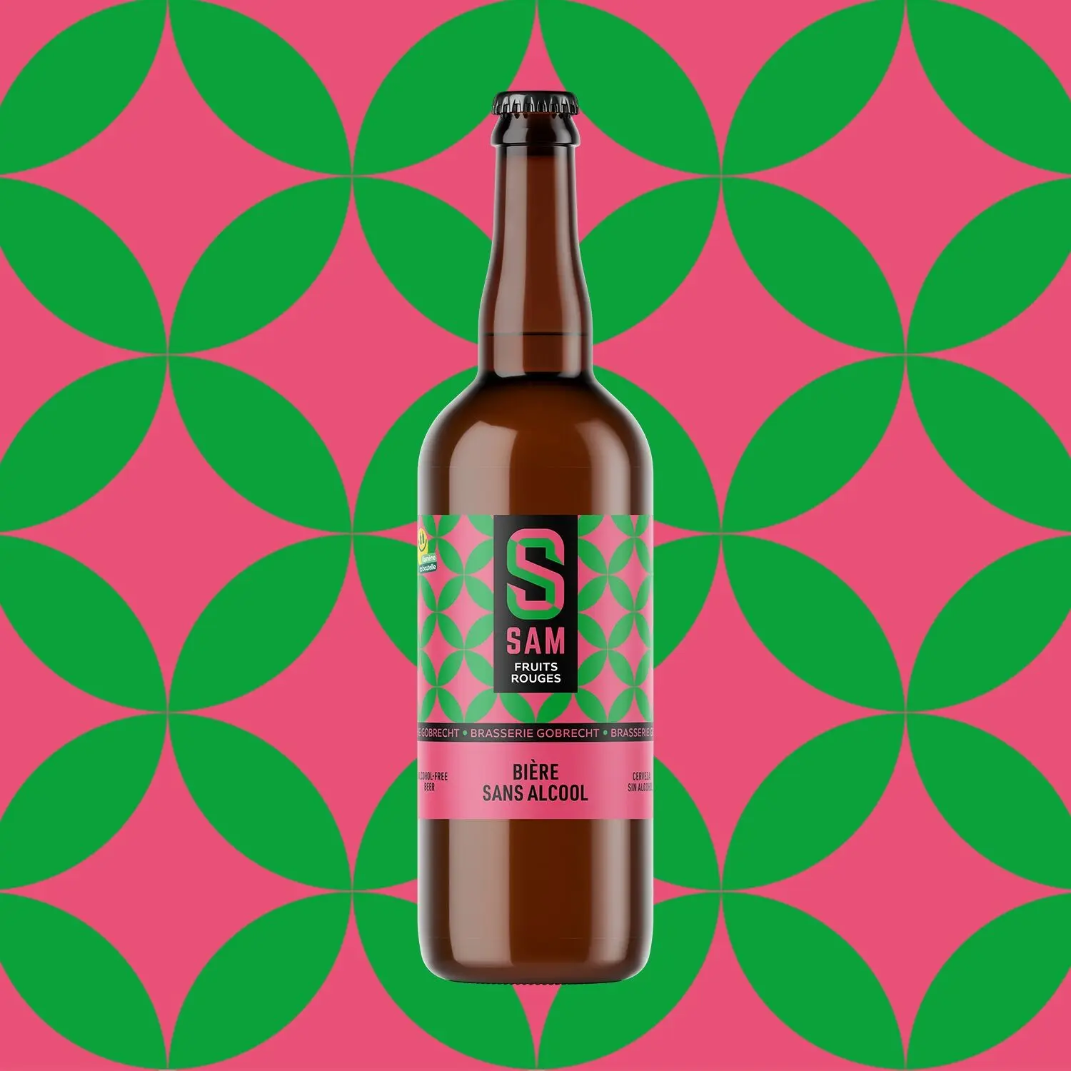Achat SAM Fruits Rouges | bière sans alcool | 75cL | Bouteille en gros