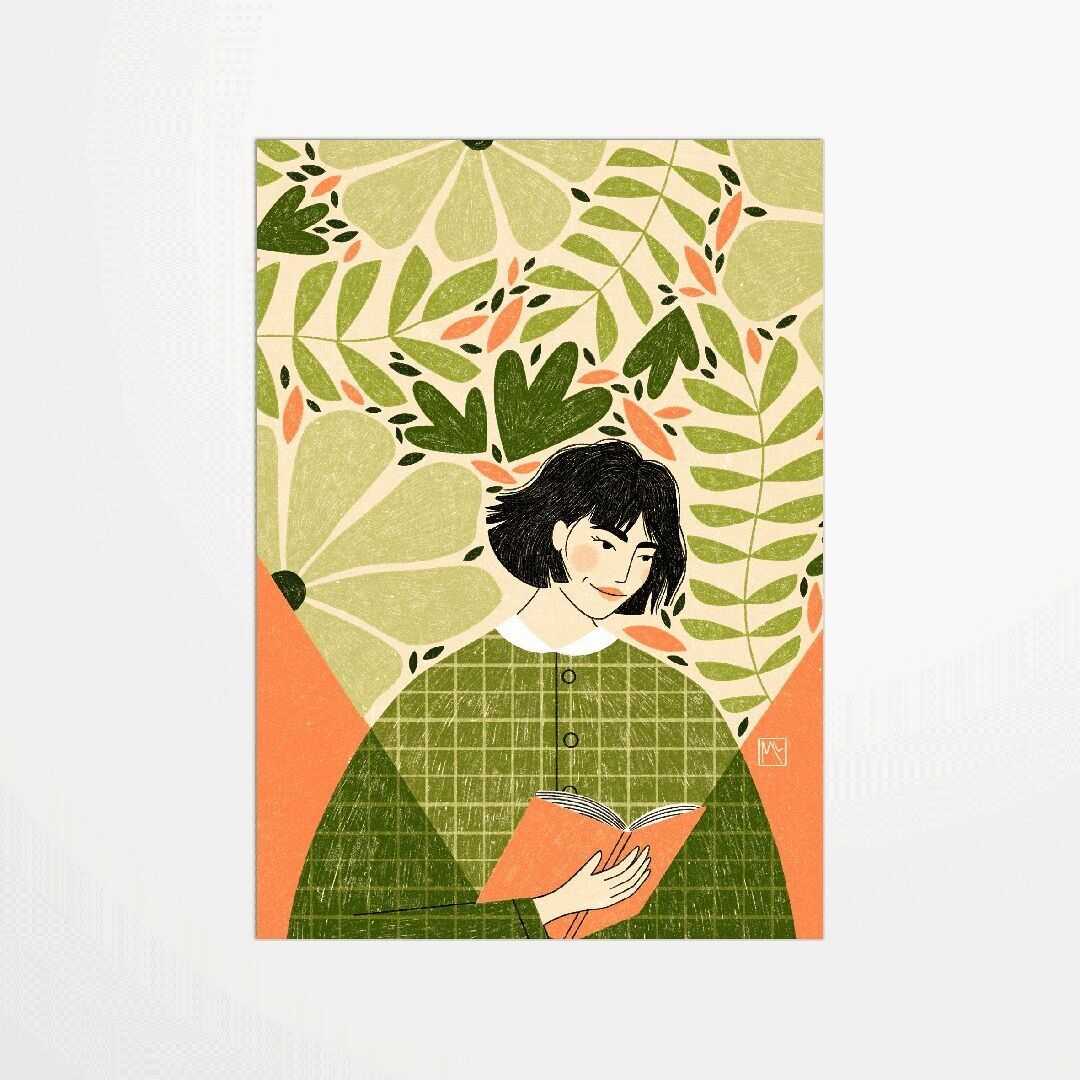 Cartolina - Marine Laurent - Lettura