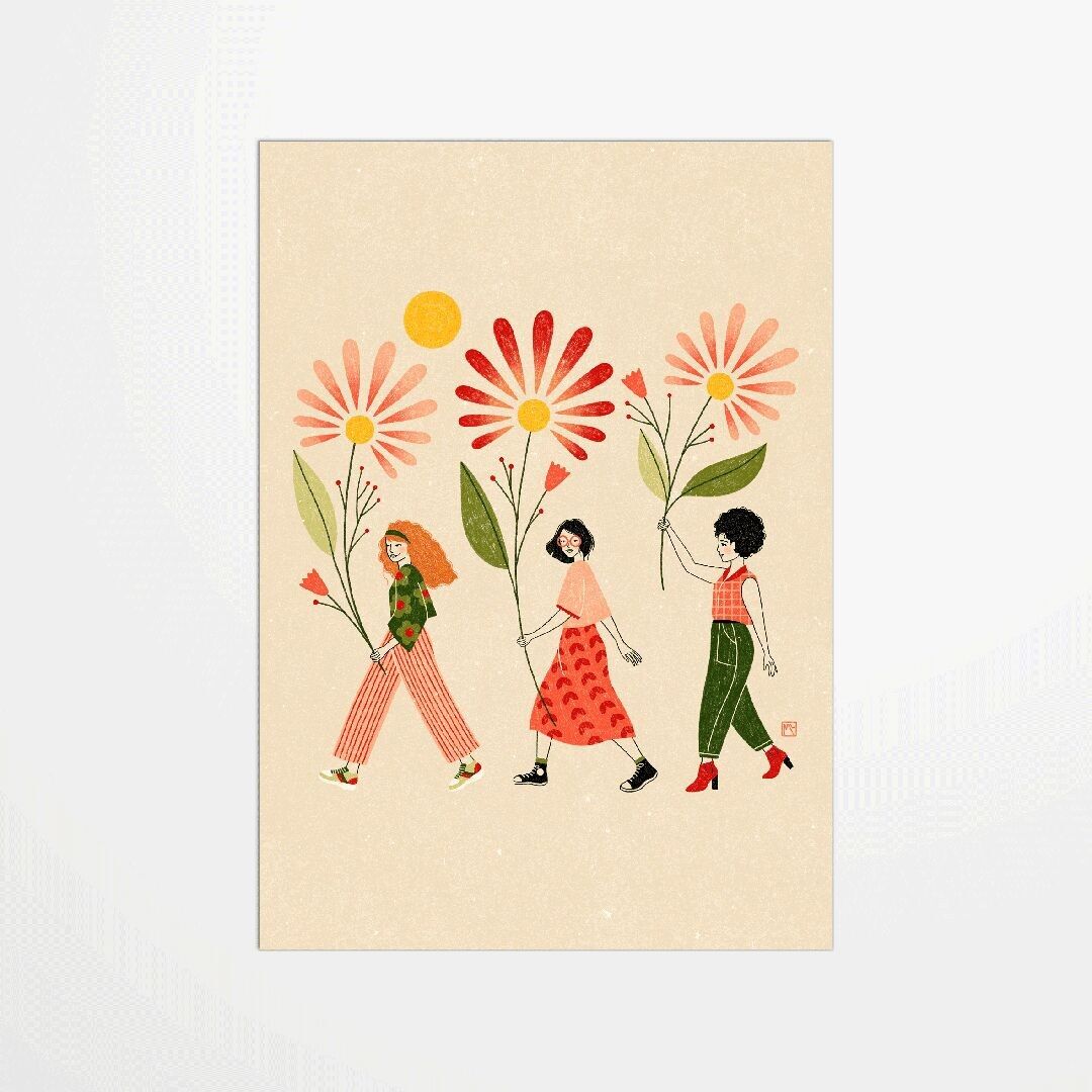 Cartolina - Marine Laurent - La sfilata